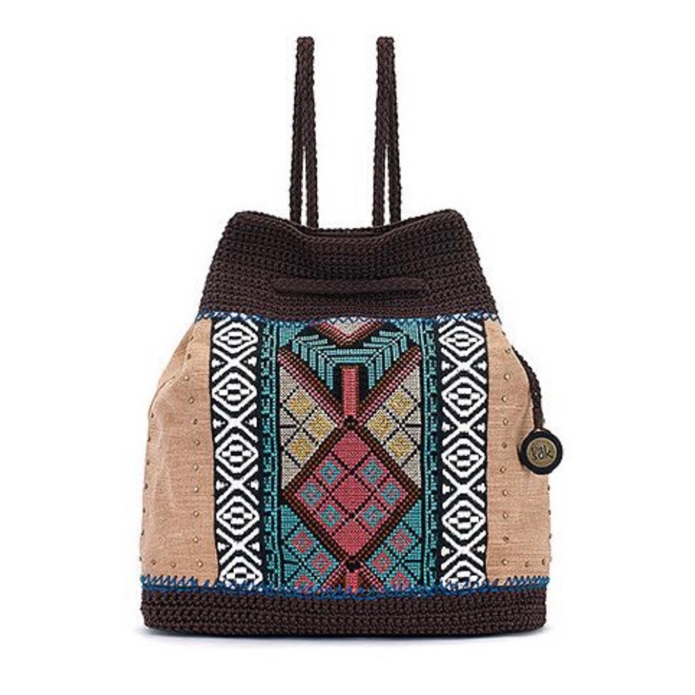 The Sak Sayulita Backpack Black Tribal